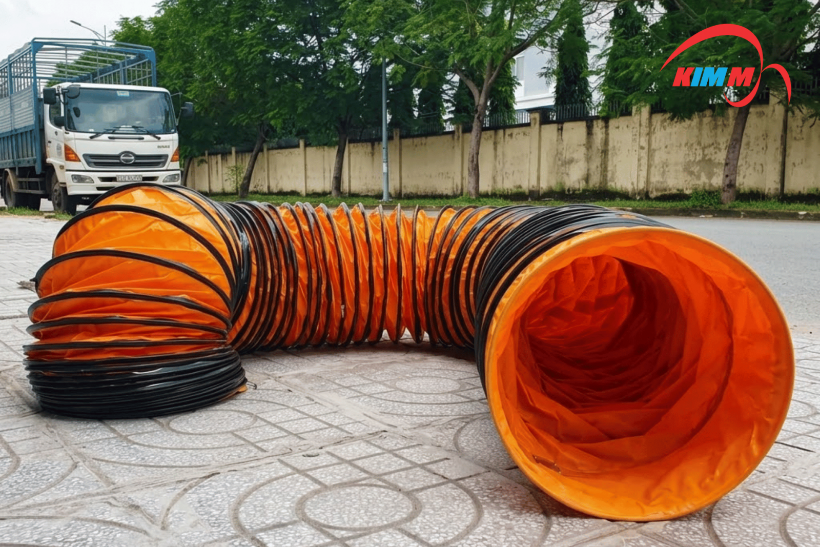 ống gió mềm simili cam
